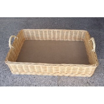 Bandeja natural rectangular