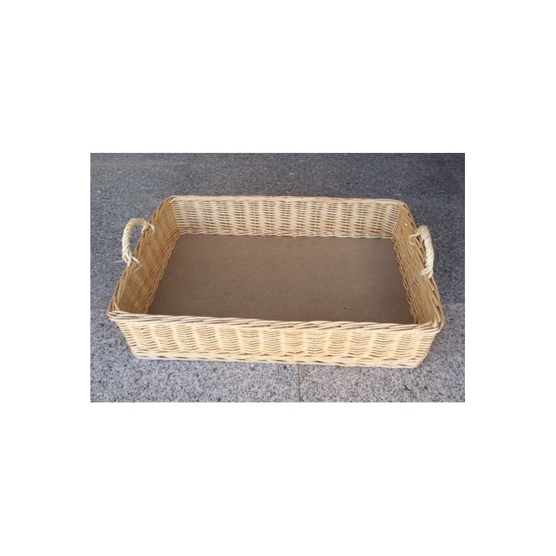 Bandeja natural rectangular