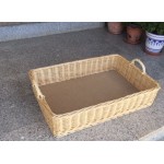 Bandeja natural rectangular