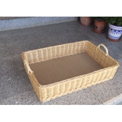 Bandeja natural rectangular