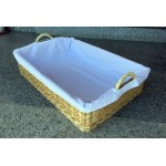 Bandeja rectangular con forro