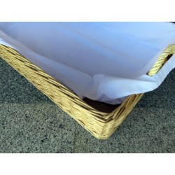 Bandeja rectangular con forro