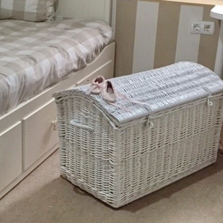 Baúl con tapa curva