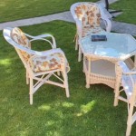 Sillón armadura blanco con tapicería