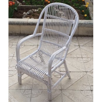 Sillon bambú rollo lacado