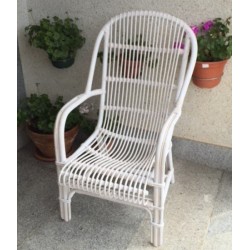 Sillon bambú rollo lacado