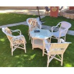 Comprar Sillón armadura rollo lacado blanco en CesteriaGretel.Com