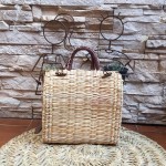 Bolso de junco pequeño