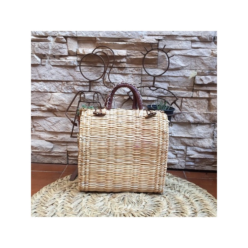 Bolso de junco pequeño