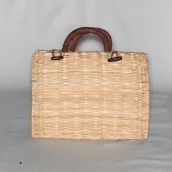 Bolso de junco mediano