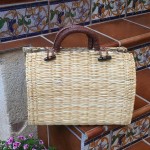 Bolso de junco mediano