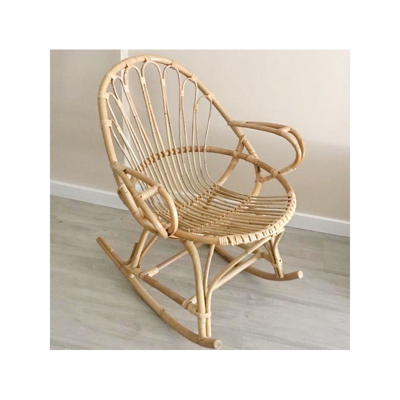 Mecedora de caña PERA