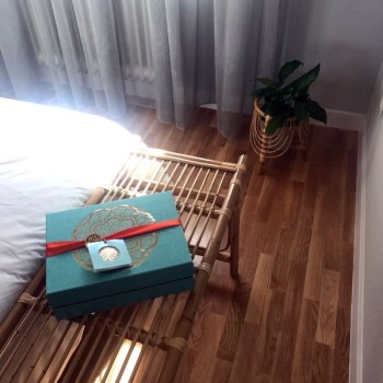 Macetero bambú natural