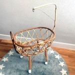 Comprar Cuna de juguete grande de caña con dosel en CesteriaGretel.Com