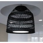 LAMPARA MIMBRE CRUZADO DE 3