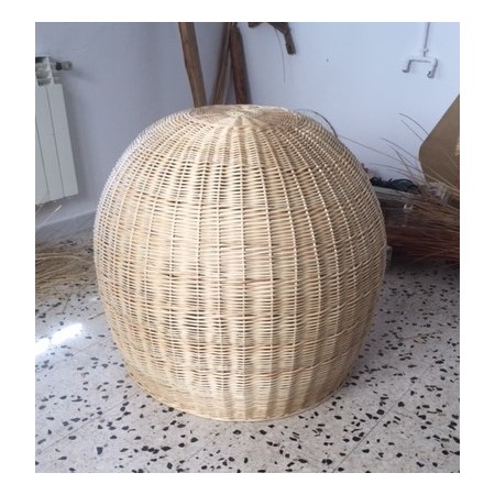 LAMPARA BLOBO MIMBRE NATURAL