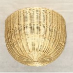 LAMPARA MIMBRE REDONDA TECHO