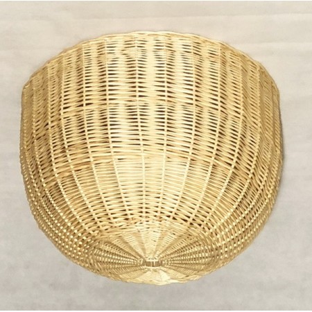 LAMPARA MIMBRE REDONDA TECHO