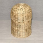 LAMPARA MIMBRE REDONDA TECHO