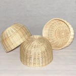 LAMPARA MIMBRE REDONDA TECHO