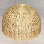 LAMPARA MIMBRE REDONDA TECHO