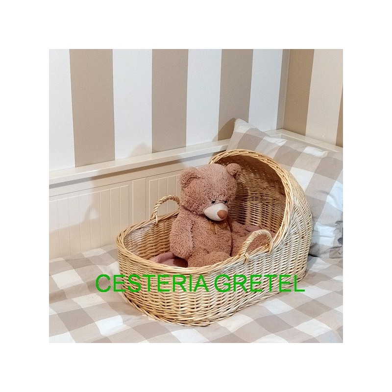 CAPAZO REBORN CAPOTA MIMBRE NATURAL