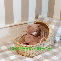 CAPAZO REBORN CAPOTA MIMBRE NATURAL