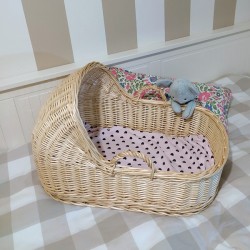 CAPAZO REBORN CAPOTA MIMBRE NATURAL