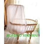 CUNA MUÑECO REBORN VESTIDA