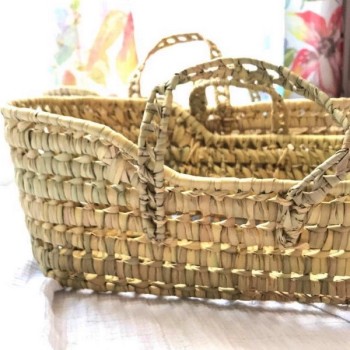 CAPAZO DE PALMA MINI CON CAPOTA P/MUÑECO