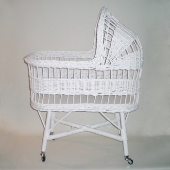 Comprar Cuna de mimbre lacada en CesteriaGretel.Com