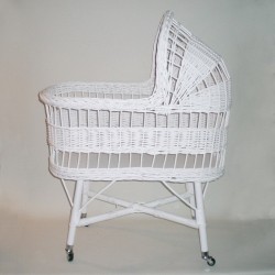 Comprar Cuna de mimbre lacada en CesteriaGretel.Com