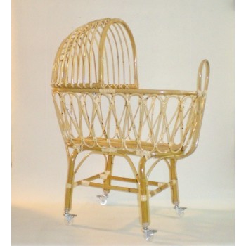 Comprar Cuna caña bambu con capota en CesteriaGretel.Com