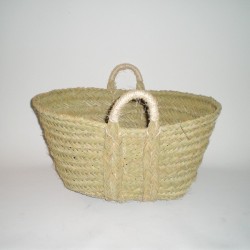 Comprar Capazo de esparto con asas de pita en CesteriaGretel.Com