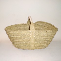 Comprar Capazo de esparto con asa central en CesteriaGretel.Com