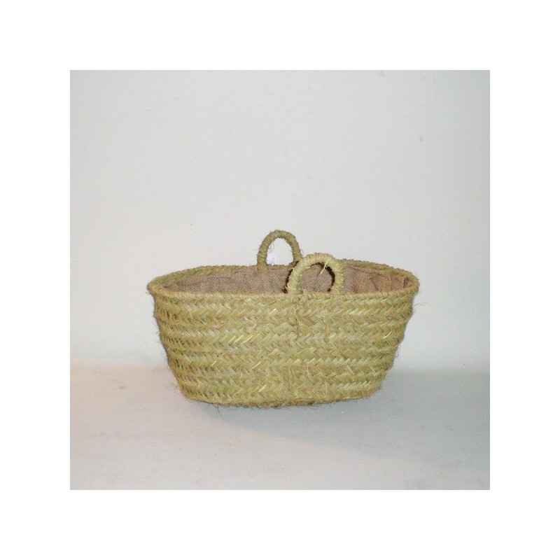 Comprar Capazo de esparto con forro interior en CesteriaGretel.Com