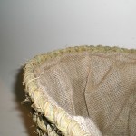 Comprar Capazo de esparto con forro interior y asa central en CesteriaGretel.Com