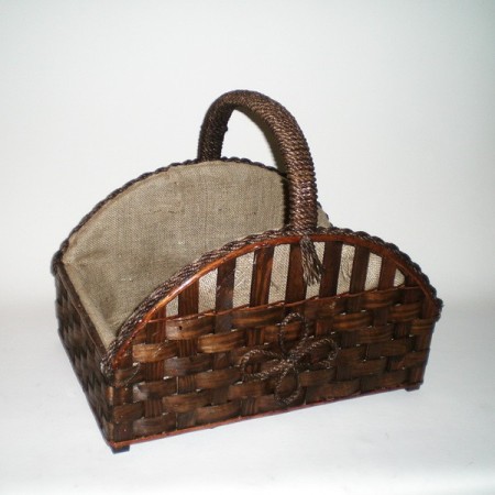 Comprar Leñero lateral redondo en CesteriaGretel.Com