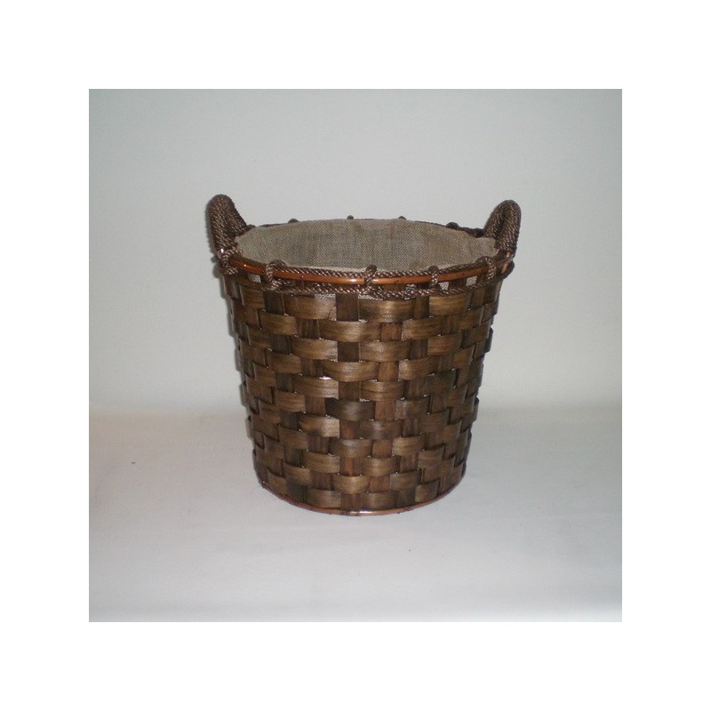 Comprar Cesto leña rustico redondo pequeño en CesteriaGretel.Com