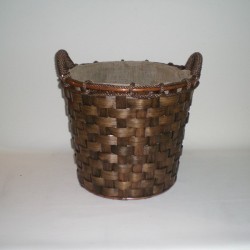 Comprar Cesto leña rustico redondo pequeño en CesteriaGretel.Com