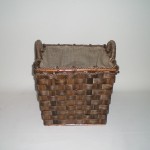 Comprar Cesto leña rústico cuadrado pequeño en CesteriaGretel.Com