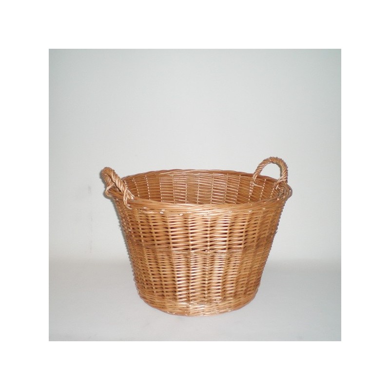 Comprar Cuévano 2 asas 43x30 cm. buff en CesteriaGretel.Com