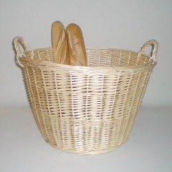 Comprar Cuévano 2 asas 55x35 cm. buff en CesteriaGretel.Com