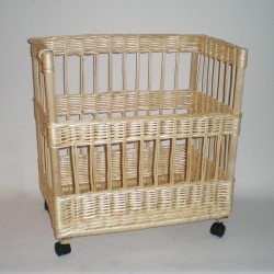 Comprar Cesto calado con ruedas en CesteriaGretel.Com