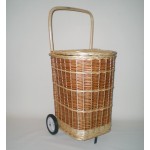 Comprar Carro de compra de mimbre en CesteriaGretel.Com