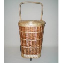 Comprar Carro de compra de mimbre en CesteriaGretel.Com