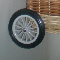 Comprar Carro de compra de mimbre en CesteriaGretel.Com