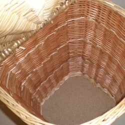 Comprar Carro de compra de mimbre en CesteriaGretel.Com