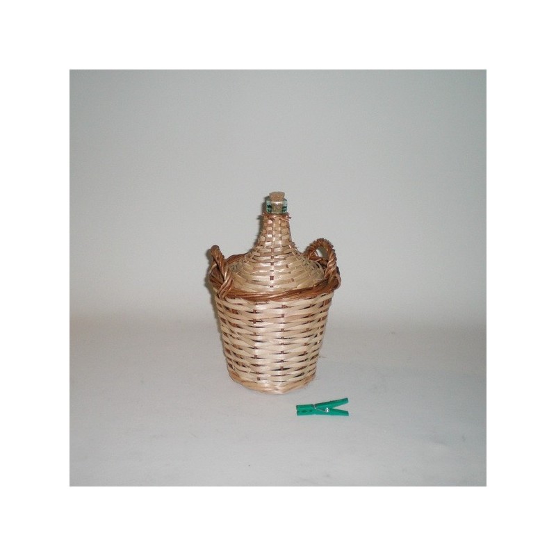 Comprar Garrafa 2 l. forrada de mimbre  en CesteriaGretel.Com