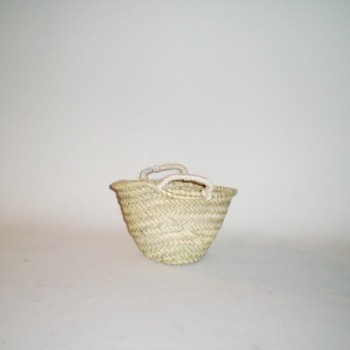 Comprar Capazo mini CON ASA DE PITA en CesteriaGretel.Com